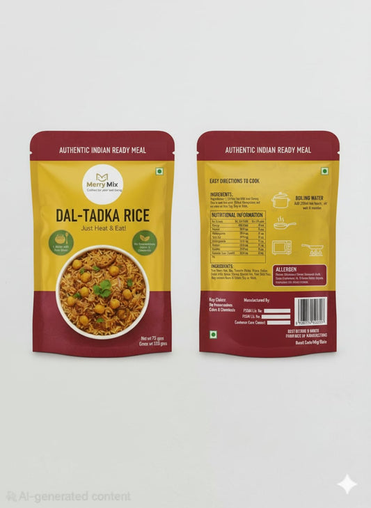 Dal Tadka with Pure Ghee